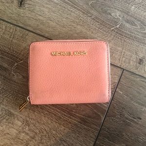 Michael Kors mini leather card case